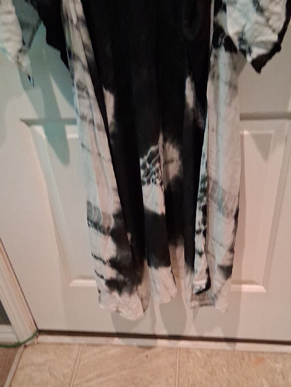 Free People Black And White Swim Coverup Kimono - Picture 6 of 9